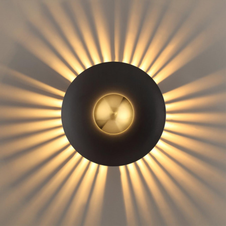 фото Черн/золот/металл Настенный светильник IP20 LED 13W 1520Лм 3000K ADAMAS MIDCENT, арт. 4223/13WL