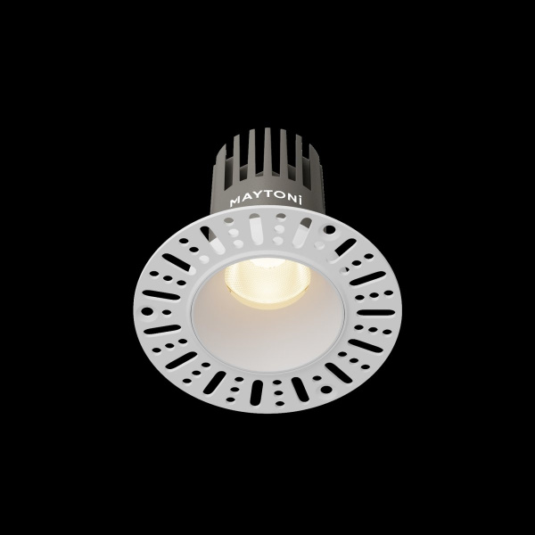 фото Встраиваемый светильник Maytoni Technical Dip DL119-10W-3K-TRS-W, белый