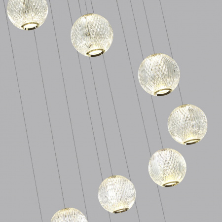 фото Золотой/металл/акрил Люстра LED 56W 4000K 4651лм CRYSTAL L-VISION, арт. 5008/56L