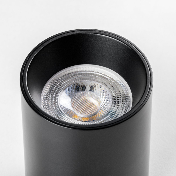 фото Рамка (светильник) PVC для LED-модулей 941хх и LED-ламп D50мм Rullo, черный Lightstar 213437