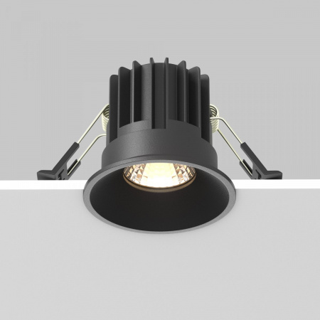 фото Встраиваемый светильник Maytoni Technical Round DL058-7W3K-B, черный