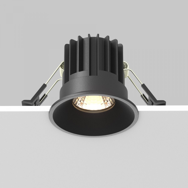 фото Встраиваемый светильник Maytoni Technical Round DL058-7W3K-B, черный