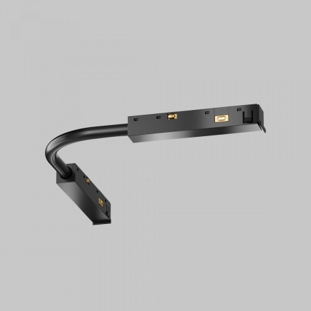 фото Коннектор питания угловой Exility X, черный Maytoni Technical TRA239CS-42B