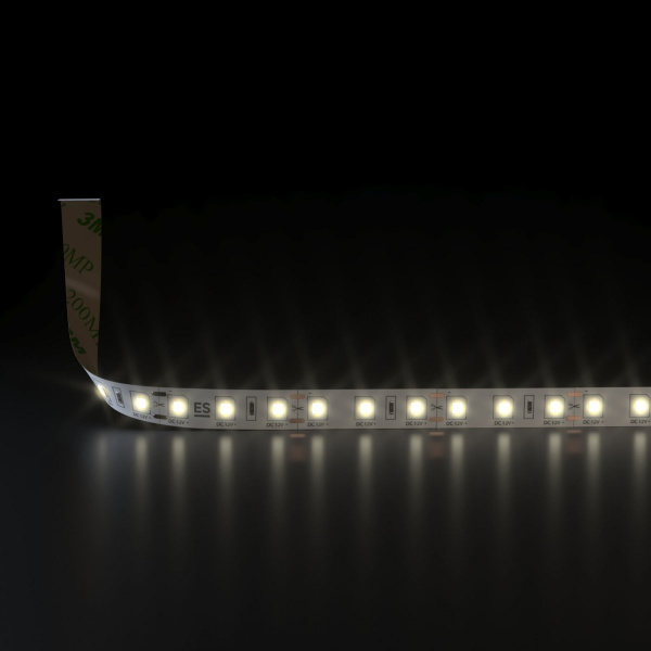 Светодиодная лента 12 В 9,6 Вт/м 120 Led/м 2835 IP20, теплый белый 3300К, 5 м