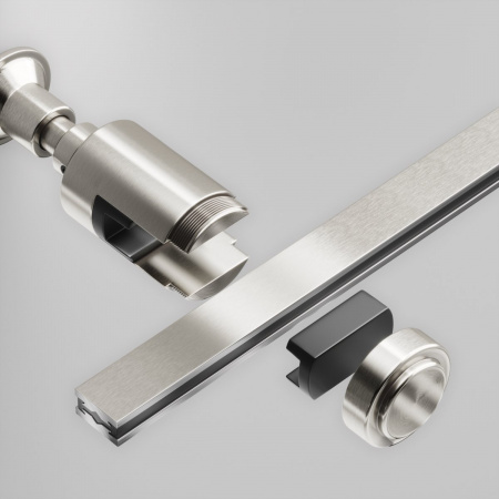 фото Крепление настенное Wall одинарное Flarity платина Maytoni Technical TRA155CW-S1-PT