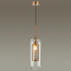 фото Античн.бронза/металл/прозрачный/стекло Подвес E27 1*40W CLOCKY PENDANT, арт. 4940/1