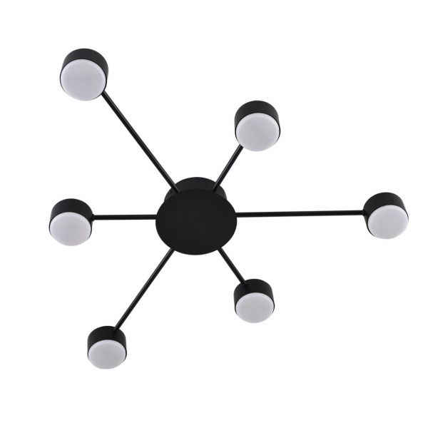 фото Черный, металл Люстра GX53 LED 6*7W 220V TORINA COMFI, арт. 8344/6C