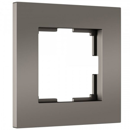 фото Рамка из поликарбоната на 1 пост Slab бронза софт W0012963