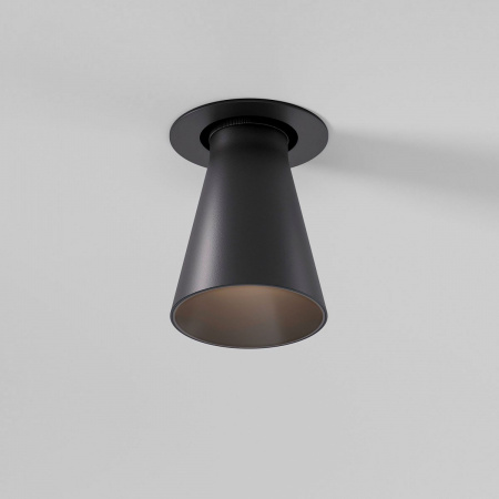 фото светильник встраиваемый с антибликовой решеткой Bell 8W 3000K черный 25097/LED