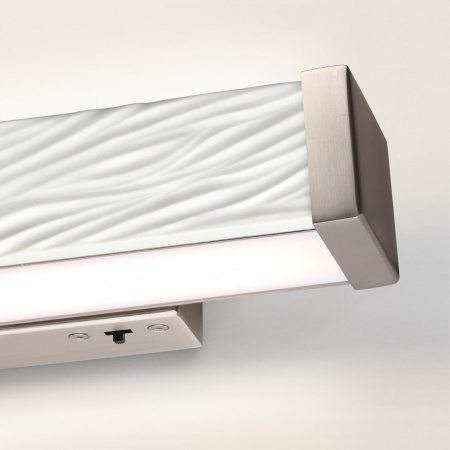 фото Белый/никель /металл/керамика/акрил Настенный светильник LED 10W 2000К/3000K/4000K RIVIERA L-VISION, арт. 5451/10WL