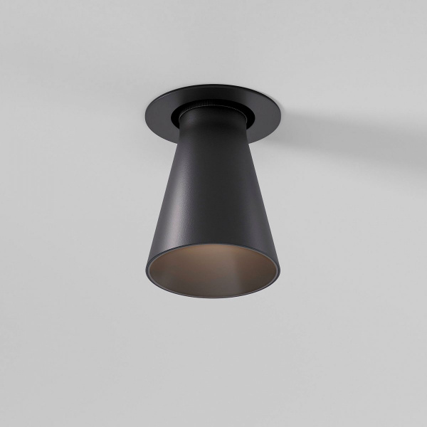 фото светильник встраиваемый с антибликовой решеткой Bell 8W 3000K черный 25097/LED