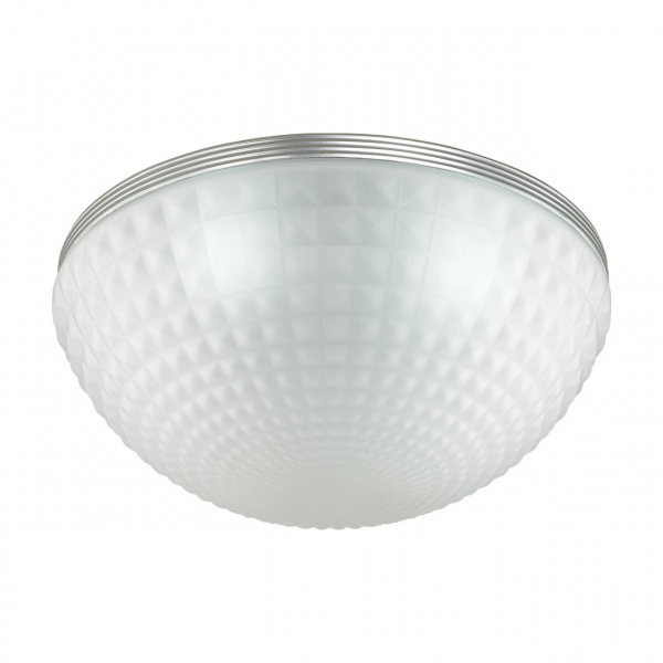 фото Серебритстый/белый/стекло Потолочный светильник E14 4*40W MALAGA MODERN, арт. 4937/4C