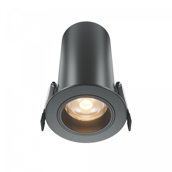 Встраиваемый светильник Maytoni Technical FOCUS LED DL125-L12-3K-B, черный
