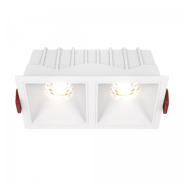 Встраиваемый светильник Maytoni Technical Alfa LED DL043-02-10W3K-D-SQ-W, белый