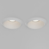 фото Встраиваемый светильник Maytoni Technical Gyps Modern DL124-GU10-02-TRS-W, белый