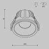 фото Встраиваемый светильник Maytoni Technical Alfa LED DL043-01-15W3K-D-RD-WB, белый