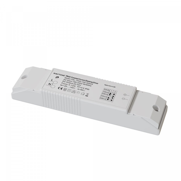 Источник питания TRIAC 5-12Вт IP20 Maytoni PSL-TR40-150-300mA, белый