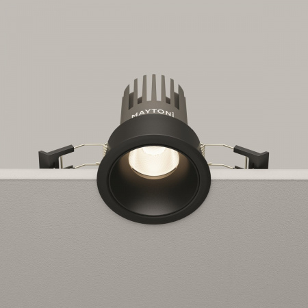 фото Встраиваемый светильник Maytoni Technical Dip DL115-10W-4K-B, черный