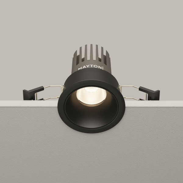 фото Встраиваемый светильник Maytoni Technical Dip DL115-10W-4K-B, черный