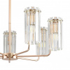 фото Золото/прозрачный, металл/хрусталь Люстра потолочная E14 7*40W 220V FAVLA CLASSI, арт. 8347/7