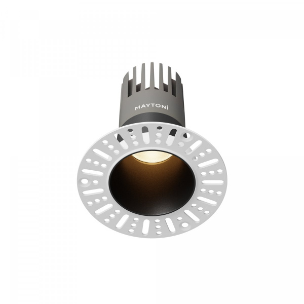 Встраиваемый светильник Maytoni Technical Dip DL120-10W-3K-TRS-B, черный