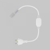фото Коннектор питания с сетевой вилкой для гибкого неона 220В 25х13 мм Maytoni 201236, белый