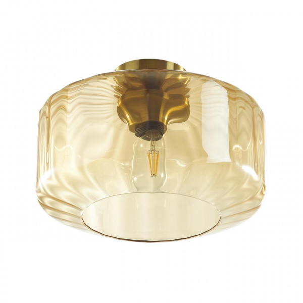 Янтарный/бронзовый Светильник потолочный E27 1*60W BINGA PENDANT, арт. 4747/1C