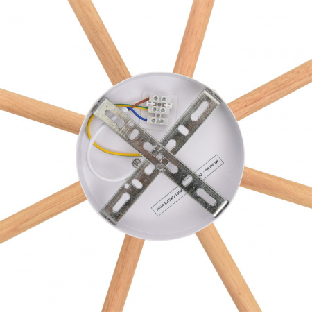 фото Белый, дерево/металл Светильник потолочный GX53 LED 8*7W 220V VUDI COMFI, арт. 8306/8C