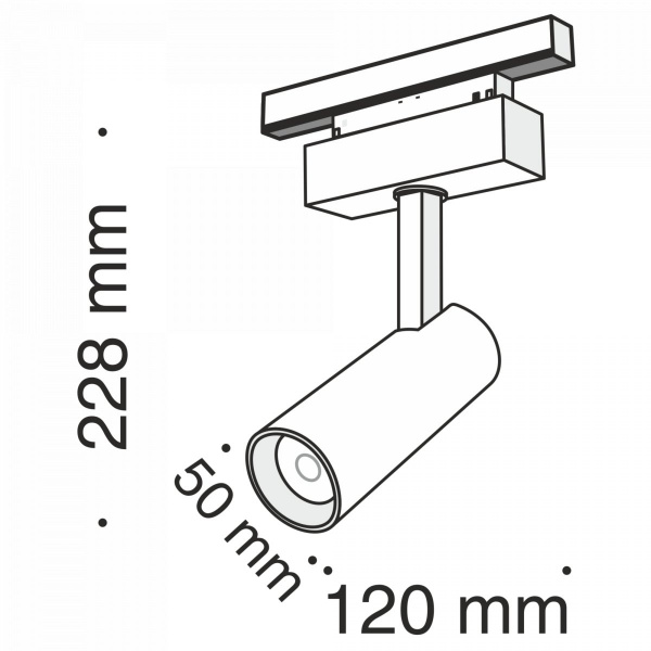фото Трековый светильник Maytoni Technical Focus LED TR019-2-10W3K-B, черный