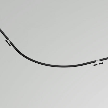 фото Коннектор радиусный D900 накладной Levity черный Maytoni Technical TRA184-R900-11B