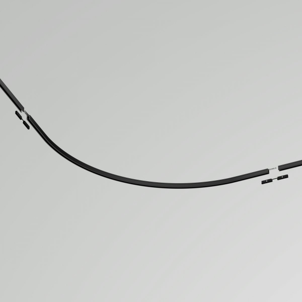 фото Коннектор радиусный D900 накладной Levity черный Maytoni Technical TRA184-R900-11B
