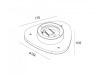 фото Бра декоративное SWG, Черный, 7Вт, 3000K, IP20, ML-TR184-BL-WW