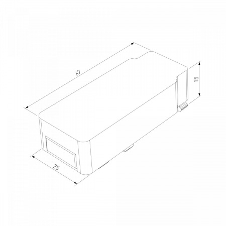 фото Ввод питания Flat Magnetic 85001/00