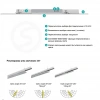 фото Светильник LED трековый 4TRA поворот. TR3542 42W 3CCT черный