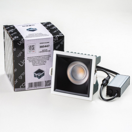 фото Светильник светодиодный универсальный IP65 Ciclone, черный Lightstar 385447