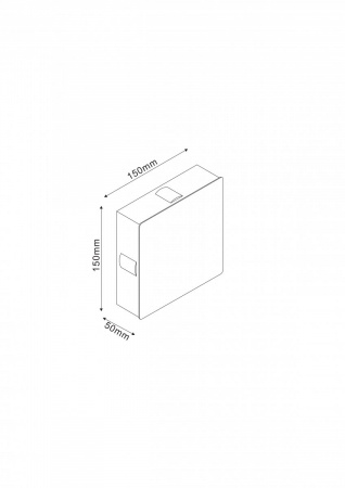 фото Бра настенное SWG, черный, 4Вт 3000К IP54, GW-A130-4-4-BL-WW