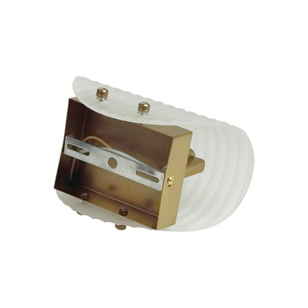 фото Медный/белый/металл/стекло Бра E14 1*60W 220V FIORO NEOCLASSI, арт. 6571/1W