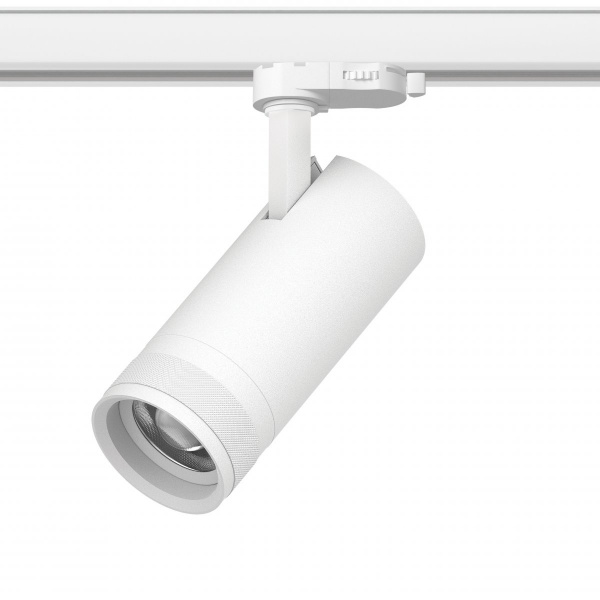 фото Светильник для треков QUATTRO 20W 1400LM 20-55G с адаптером Canno Pro, белый Lightstar C4206QT