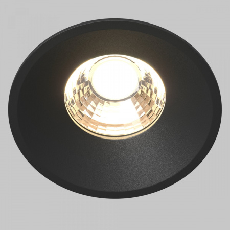 фото Встраиваемый светильник Maytoni Technical Round DL058-12W3K-B, черный