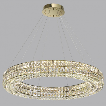 фото Золото/металл/хрусталь Люстра LED 98W 4000K 5850Лм PANTA L-VISION, арт. 4926/98L