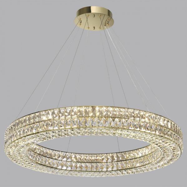 фото Золото/металл/хрусталь Люстра LED 98W 4000K 5850Лм PANTA L-VISION, арт. 4926/98L