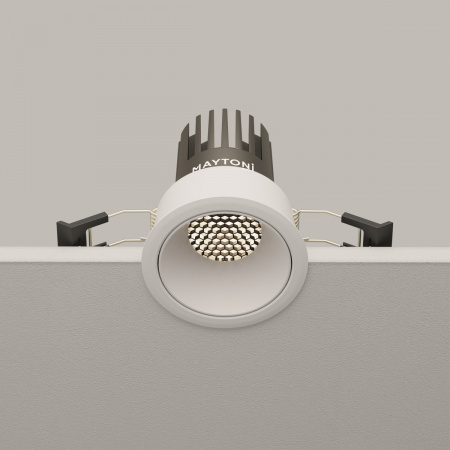 фото Встраиваемый светильник Maytoni Technical Dip DL115-10W-4K-W, белый