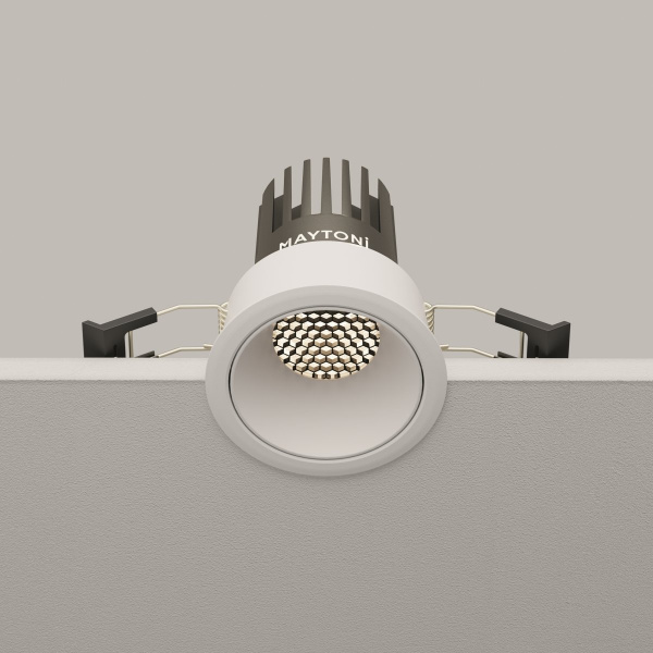 фото Встраиваемый светильник Maytoni Technical Dip DL115-10W-4K-W, белый