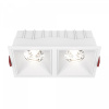 Встраиваемый светильник Maytoni Technical Alfa LED DL043-02-15W4K-SQ-W, белый