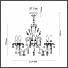 фото Золотой/хрусталь Люстра E14 8*40W VERSIA HALL, арт. 4977/8