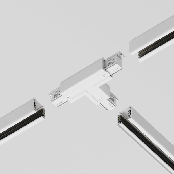 фото Коннектор Т-образный правый Trinity белый Maytoni Technical TRA005CT-31W-R