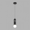 фото Черный, металл/бетон Подвес E27 LED 10W 220V TESLA ECO, арт. 8364/1A