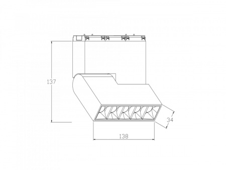 фото Трековый светильник SWG 10 Вт, Черный, 3000К, SY-601253F-10-BL-WW