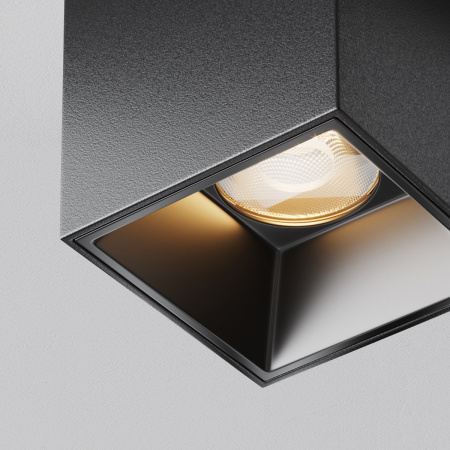 фото Потолочный светильник Maytoni Technical Alfa LED C064CL-5W2.7K-SQ-B, черный
