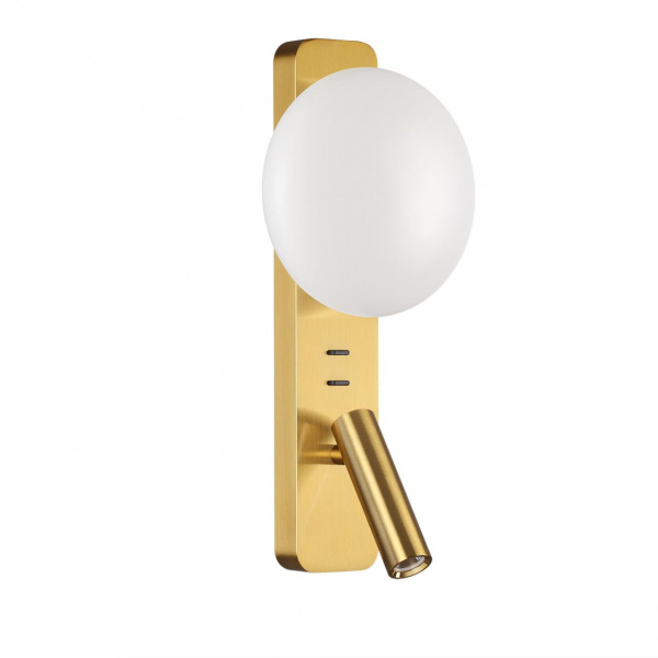 Металл/металл бронза Настенный светильник IP20 LED 1*5W + 1*3W ALBERGO HIGHTECH, арт. 7050/5WL